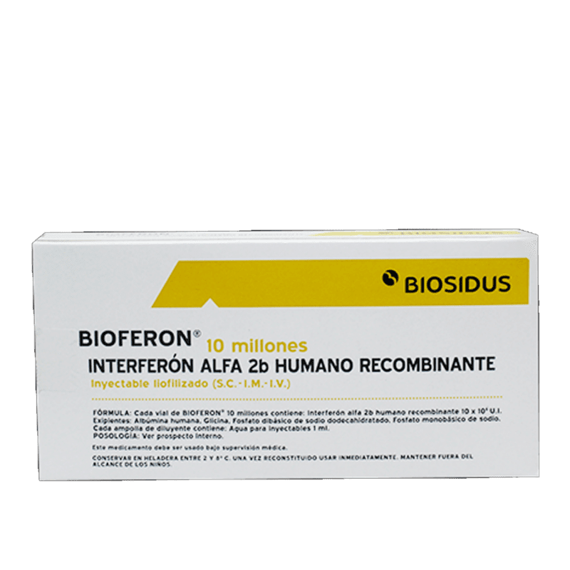 BIOFERON 10 MUI POLVO P/INYECTABLE - PROMEDICAL